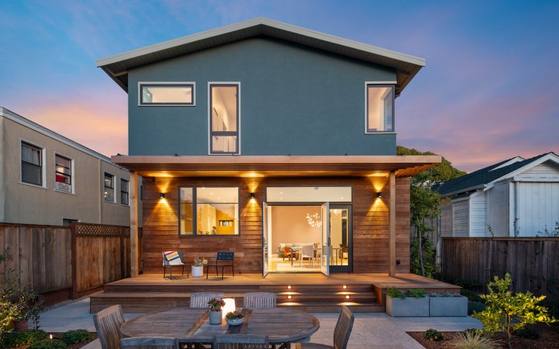221115_718_Carmel_Rear_Exterior_Dusk_Open_Doors