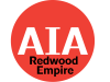 Round AIA Logo Redwood Empire