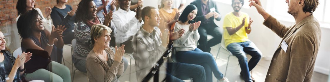 Audience Applaud Clapping Happines Appreciation Training Concept